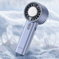 Travel Portable Handheld Turbo Fan Cooling Mini Fan Collapsible Personal Fan USB Battery Operated Semiconductor Cooling Fan